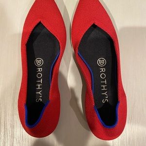 Rothy’s flats red size 7